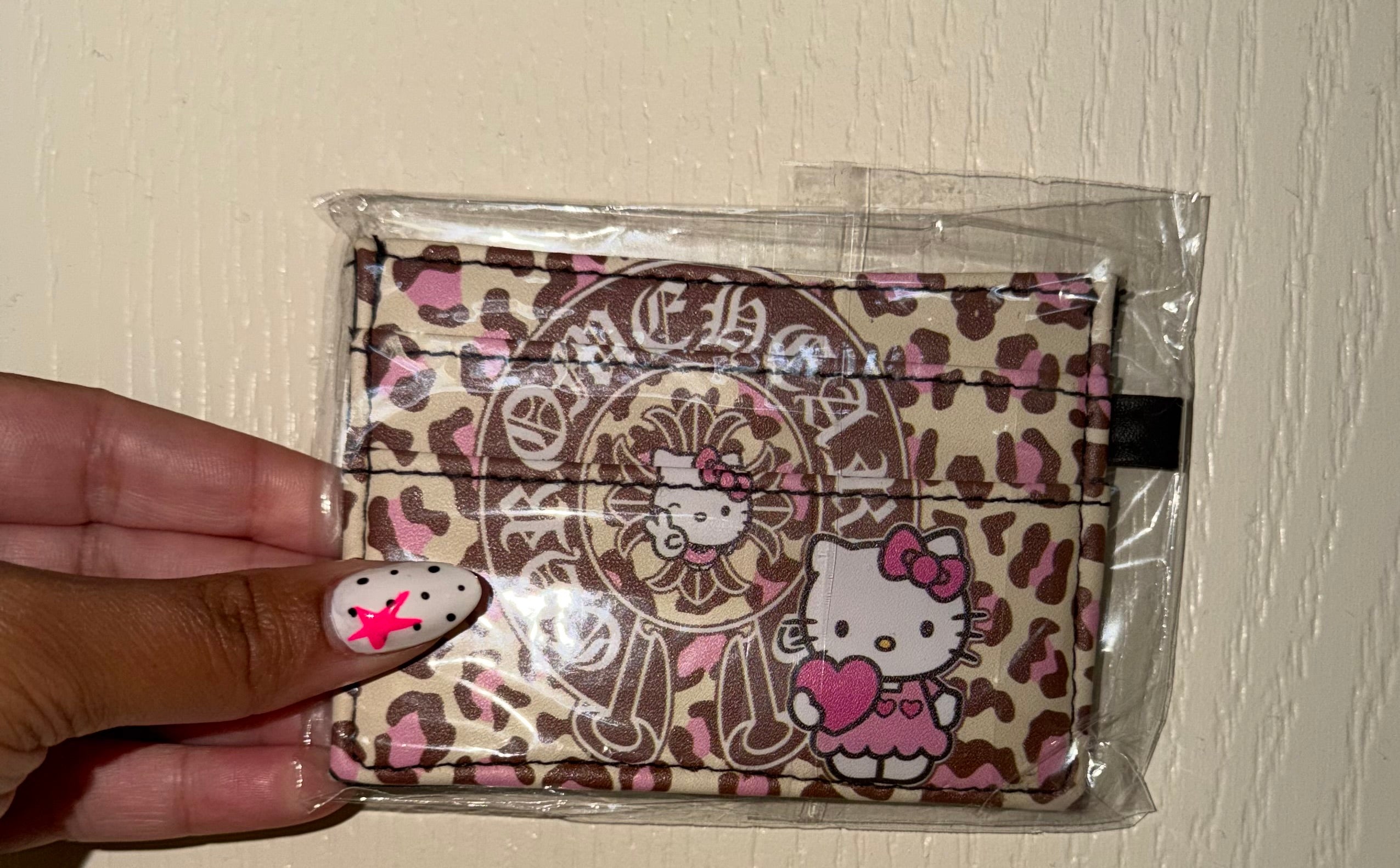 Cheetah card holder