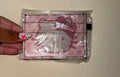 Pink lv card holder