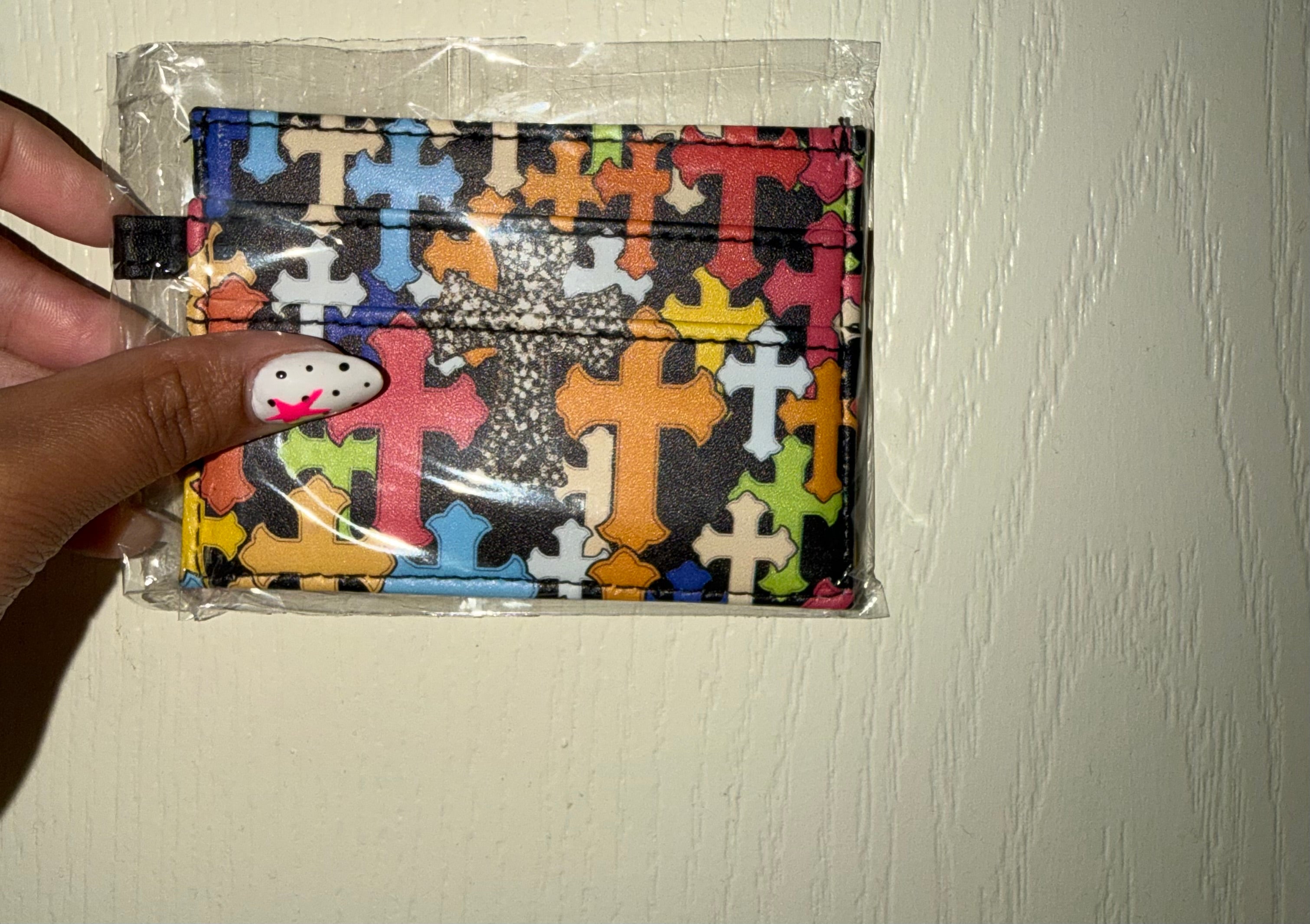Cross card holder